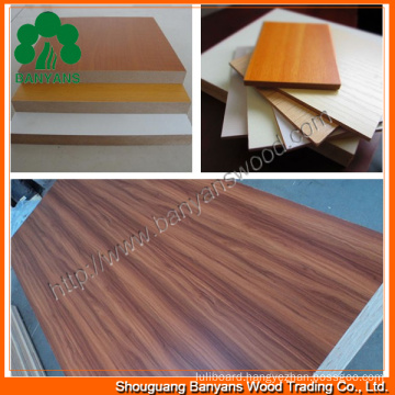 High Quality MDF Board with Melamine Paper